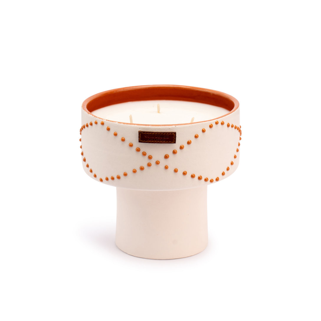 BOUGIE COUPE NOMAD BLANC TERRA L / DATTES